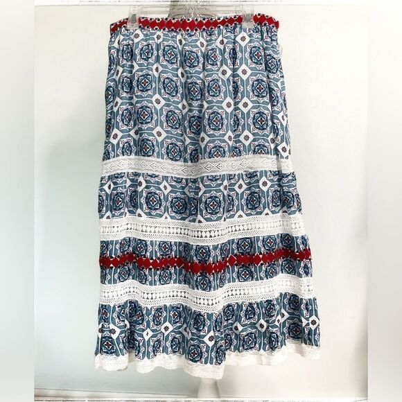 Anthropologie rinku linen blend skirt - Picture 1 of 6